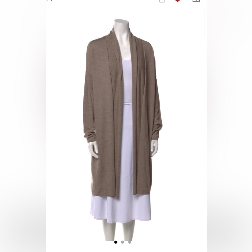 The Row Merino Wool Cardigan - excellent used condition. Size M, light brown